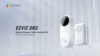 EZVIZ DB2  Reliable frontdoor protection in 2K resolution [upl. by Richmal975]