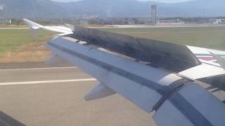 Landing at Lamezia Terme A320 Alitalia [upl. by Ardnasirhc]