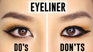 12 COMMON EYELINER MISTAKES YOU COULD BE MAKING  Dos and Donts [upl. by Divadnhoj]