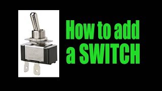 How To Add A Toggle Switch [upl. by Notsua]