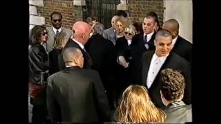 Lenny Mclean Lenny at Ronnie Krays funeral [upl. by Nibot]