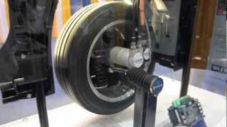 Michelin ActiveWheel in hub electric motor at EVS26 [upl. by Bordy]