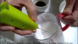 How To Make Latte Art with Mini Milk Frother [upl. by Enyad]