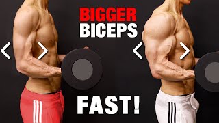 How to Get Bigger Biceps Fast JUST DO THIS [upl. by Leinehtan]