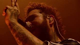 Post Malone  quotCirclesquot Live on the Runaway Tour [upl. by Pentheas]