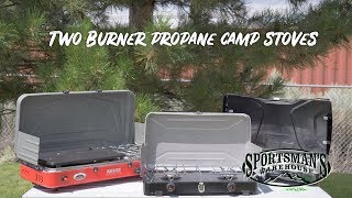 Review Two Burner Propane Camp Stoves [upl. by Naujahs]