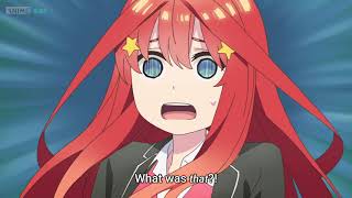 Itsuki Nakano Kawaii Moment  Gotoubun no Hanayome Season 2 [upl. by Adimra]