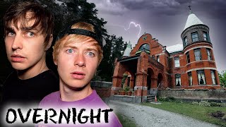 OVERNIGHT in USAs Most Haunted Castle scary [upl. by Nnylrac663]