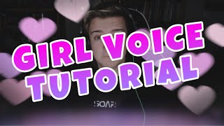 HOW TO DO A GIRL VOICE Tutorial [upl. by Doak699]