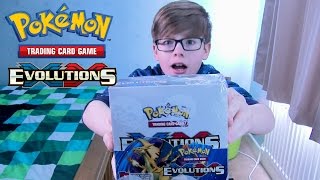 Unboxing XY Evolutions Booster Box  Opening 9 Booster Packs  Pokemon TCG [upl. by Inacana485]