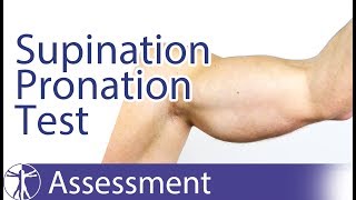 Supination Pronation Test  Distal Biceps Tendon Rupture [upl. by Fina761]