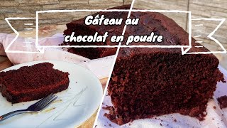 Recette Gâteau au chocolat en poudre facile [upl. by Nalor964]