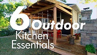 6 Incredible Outdoor Kitchens  DIY Network [upl. by Aicats178]