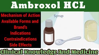 Ambroxol Hydrochloride Indications Contraindications Caution and Side Effects [upl. by Eiser910]