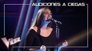 Marina Damer canta Lo saben mis zapatos  Audiciones a ciegas  La Voz Antena 3 2019 [upl. by Ainafets]