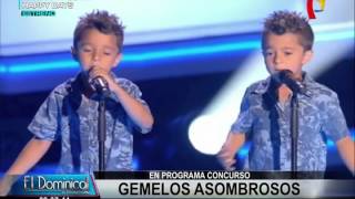 Estos adorables gemelos sorprendieron con su talento en show de España [upl. by Graybill588]