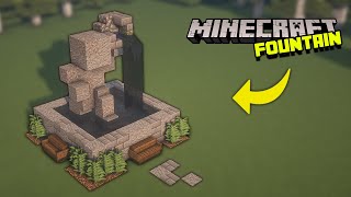 Minecraft Fountain Tutorial  Designs [upl. by Murray10]