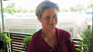 Kim Clijsters Australian Open Interview [upl. by Nnylodnewg]