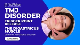 Trigger Point Release for Jaw Pain and TMJ  Digastricus Muscle [upl. by Yenobe]