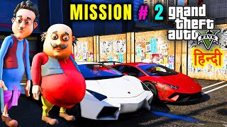 GTA 5 Motu Patlu  Mission 2  Motu amp Ghasitaram [upl. by Sabsay]