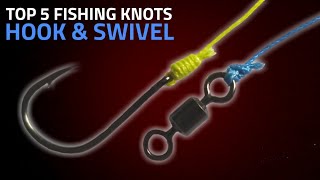 Best 5 Fishing Knots For Hook amp Swivel [upl. by Darlene]