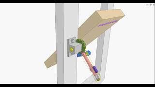 Positioning mechanism for louvers [upl. by Rancell]