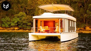 6 INCREDIBLE Houseboats  Homes on Water [upl. by Ahsotan94]