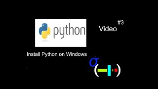 Windows Install Python install numpy install pandas install scikitlearn install matplotlib [upl. by Morna]