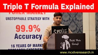 TTT Formula Explained  Mcx Live Research nifty banknifty stockmarket [upl. by Stefano65]