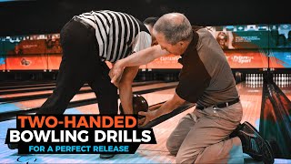 TwoHanded Bowling Drills for a Perfect Release [upl. by Auohs759]