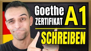 Goethe Zertifikat A1 SCHREIBEN  How to pass the written part  German A1 Goethe Exam [upl. by Eelyam579]