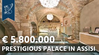 Historical palace for sale in Assisi  Umbria Italy  Ref 3413 [upl. by Ahsuatal988]