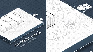 Urban Isometric Diagram in Architecture [upl. by Chemarin]