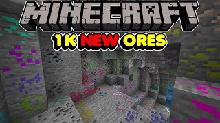 Minecraft Bedrock  This Addon Adds 1000 NEW Ores  Ore Randomizer [upl. by Barbi48]