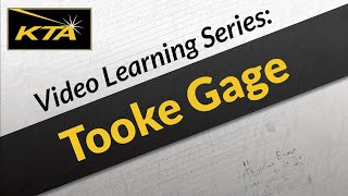 KTA Video Learning Series Tooke Gage [upl. by Syla]