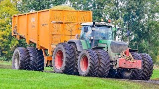 Krone BigX  Fendt 930  Überladewagen  Maishäckseln im Moor [upl. by Nerral]