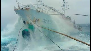 Largest Ships Sinking In Horrible Storm [upl. by Derte837]