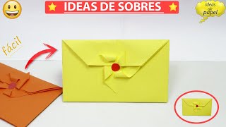 Como Hacer SOBRES DE PAPELSOBRES PARA REGALOS MANUALIDADES [upl. by Gaudette355]