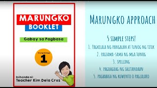 Episode 1 Unang Pagbasa Marungko Approach  My First Teacher [upl. by Iran853]