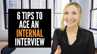 Interviewing at the company you already work for How to ACE the Internal Interview Questions [upl. by Haggar]