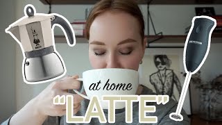 HOW TO MAKE A quotLATTEquot AT HOME moka pot  frother [upl. by Fortunia527]