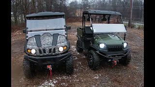 Bighorn 450 4x4 and Hisun Axis 500 4x4 UTV Comparison [upl. by Janaya692]