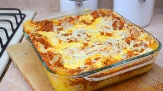 COMO HACER LASAGNA LASAÑA MUY FACIL  Recién Cocinados [upl. by Wadsworth]