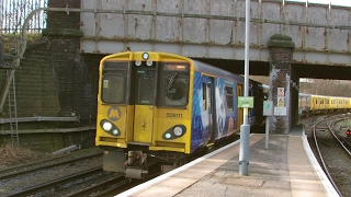 Half an Hour at 216  Birkenhead North Station 1022017  Class 507 508 terminus [upl. by Sinnylg]