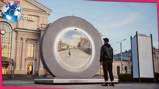 Real life Time Portal built in Poland Lithuania [upl. by Nitsu]