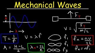 Mechanical Waves Physics Practice Problems  Basic Introduction [upl. by Nawaj340]