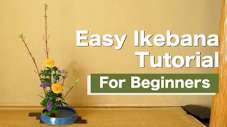 Easy Ikebana For Beginners  Ikebana Lesson  Ikebana Master Rijo [upl. by Isnyl]