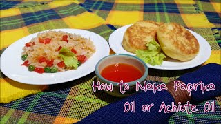 How To Make Paprika Oil How to Make Achiote Oil [upl. by Atires]