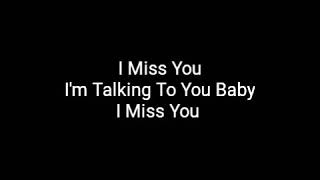 Aaron HallI Miss You Lyrics [upl. by Yerd]