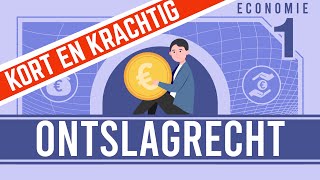 ECONOMIE KORT amp KRACHTIG arbeidsmarktflexibiliteit ontslagrecht [upl. by Yi399]